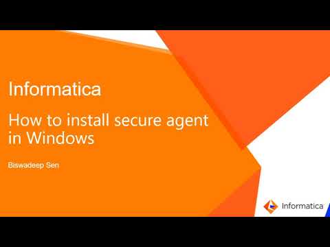 Secure Agent Installation for Windows