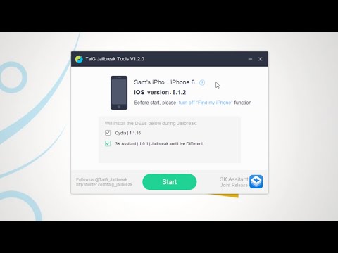 How to Jailbreak iOS 8.1.2 with TaiG! (Untethered)