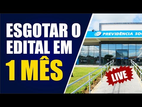 Concurso INSS 2019: Como Estudar todo o Edital em apenas 1 mês