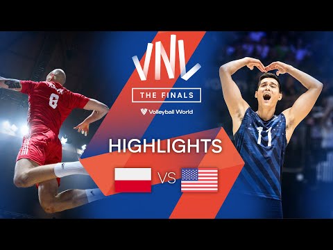 🇵🇱 POL vs. 🇺🇸 USA - Highlights Semi Finals | Men's VNL 2022