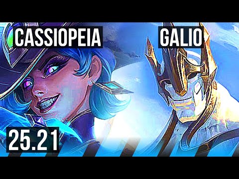 CASSIOPEIA vs GALIO (MID) | 11/3/20 | KR Diamond | 25.21