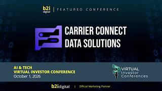 Carrier Connect Data Solutions Inc. (OTCQB: CCDSF | TSXV: CCDS) — Conferencia Vi