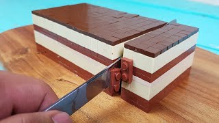 Lego Chocolate Oreo | Lego In Real Life | Stop Motion Cooking & ASMR
