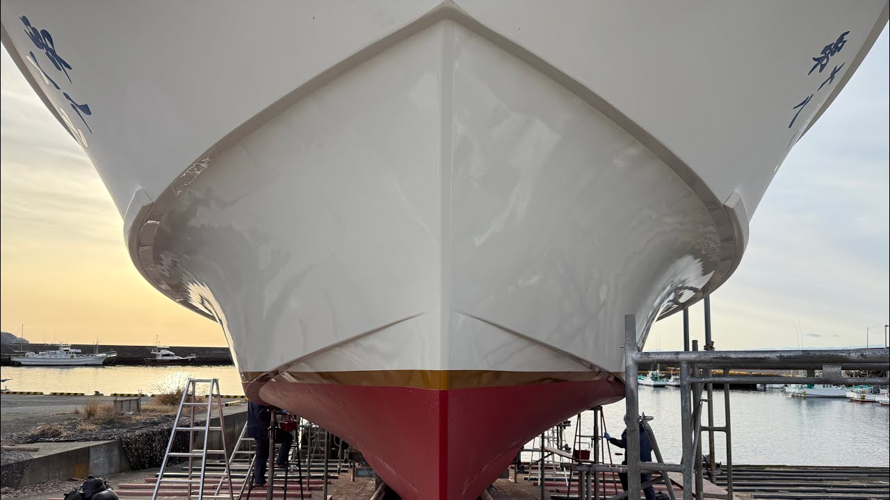 第十八とび島丸下架　伊豆とび島丸