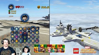 Unlock S.H.I.E.L.D. Mini Helicarrier & Maria Hill | LEGO Marvel SuperHeroes | All vehicles unlocked
