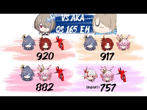 Honkai Red Lotus QS vs AKA 165 Eh (920 / 917 / 882 / 757)