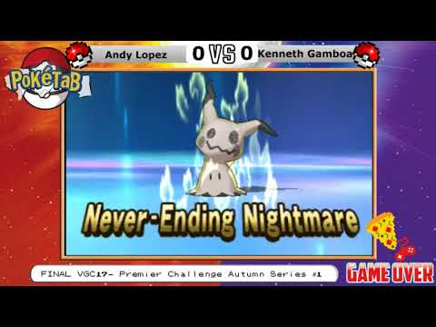 Andy Lopez vs Kenneth Gamboa - FINAL Premier VGC17 Autumn Series #1