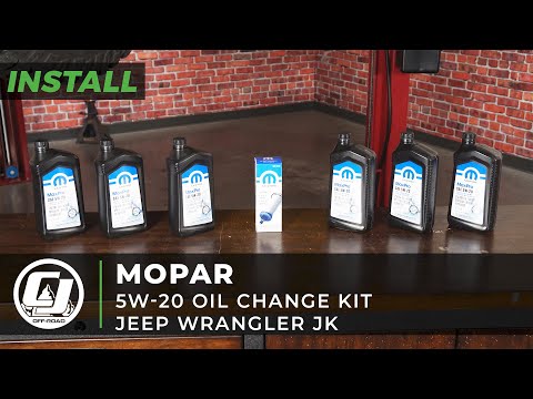 2014-2018 Jeep JK Install | Mopar 5W-20 Oil Change Kit