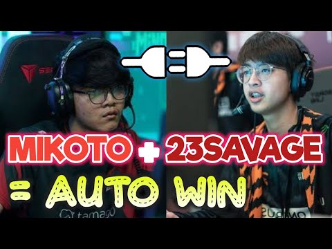 When Talon's Core in Same Team || Mikoto Feat 23savage - Dota 2 Highlights