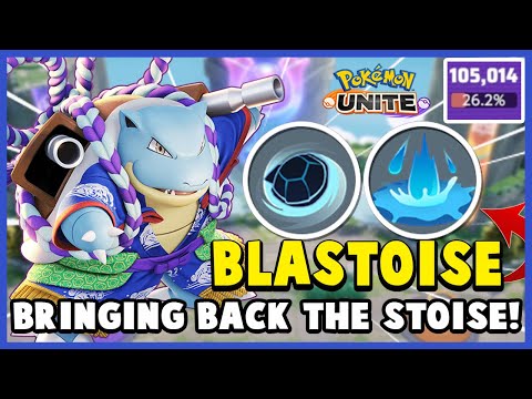 105,000 DAMAGE! Bringing Back The Blastoise To The META! | Pokemon Unite