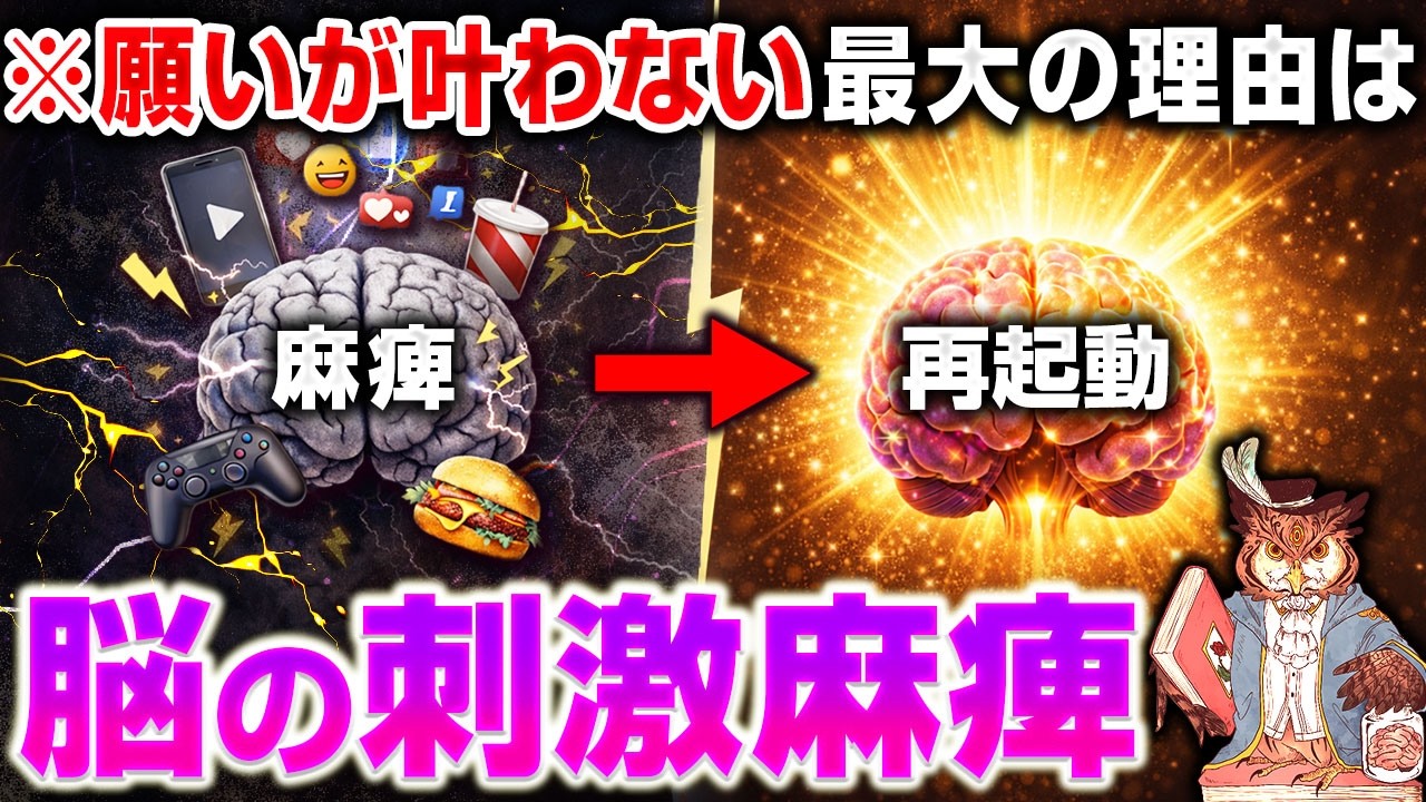 【根本解決】壊れた脳を再起動し願望実現する方法【ドーパミンデトックス】