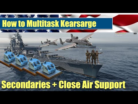 Multitasking in der Kearsarge | Sekundär- und Luftnahunterstützung | World of Warships