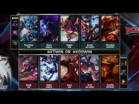 KOO Tigers VS KT Rolster 八強 第三場 全場精華 2015英雄聯盟世界冠軍賽
