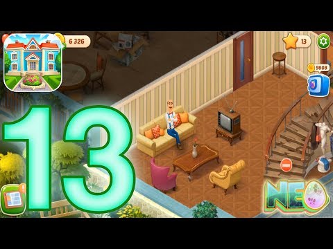 Homescapes: Gameplay Walkthrough Part 13 - New Furniture (iOS, Android)