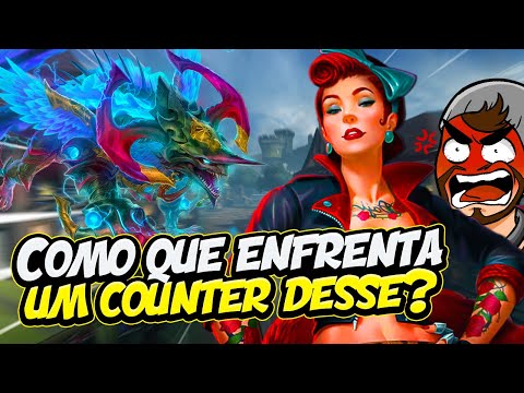 COMO ENFRENTA UM COUNTER DESSE? MATCHUP IMPOSSÍVEL! - ⚡ Smite BR Ranked Duelo
