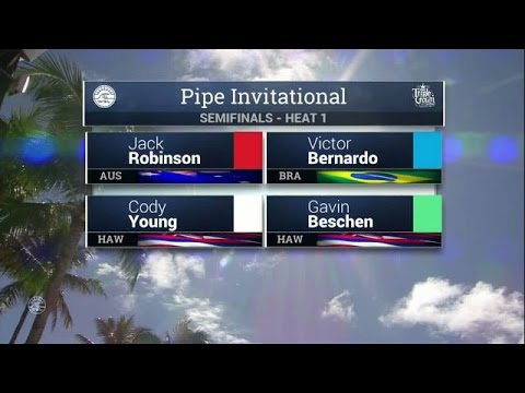Men's Pipe Invitational Semifinals, Heat 1