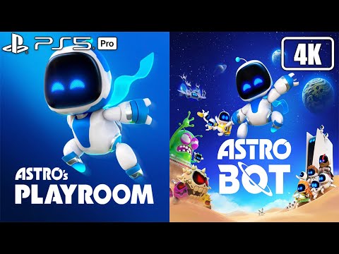 Astro Bot PS5 Saga - 2 Full Games 100% Longplay Walkthrough 4K 60FPS