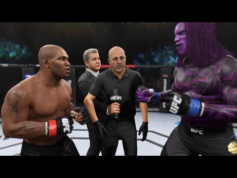 Mike Tyson vs. Purple Oni - EA Sports UFC 2 - Crazy UFC 👊🤪