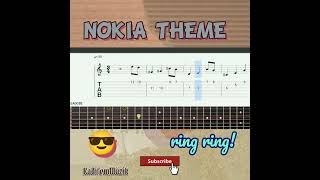 Download lagu Nokia Theme Easy Fingerstyle Guitar Tutorial Tabs mp3