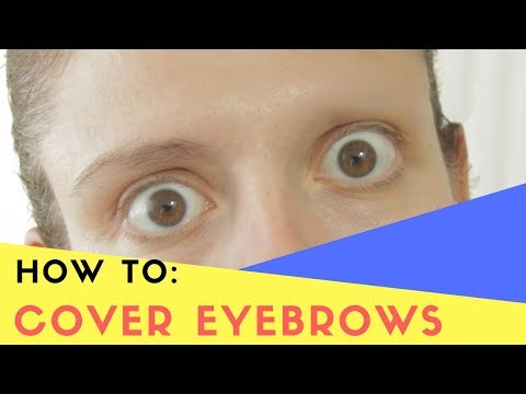 How to cover eyebrows | COSPLAY DRAG HALLOWEEN THEATER |  Smashinbeauty