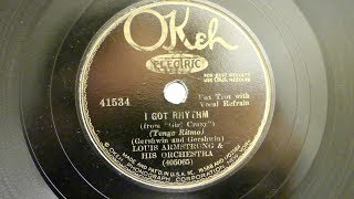 &quot;I Got Rhythm&quot; - Louis Armstrong and his Orchestra