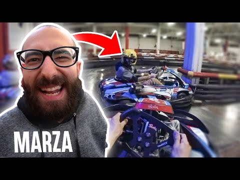 MARZA in GO KART! Gara FOLLE!
