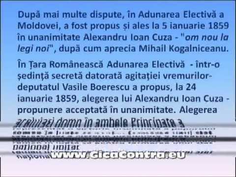 Unirea Principatelor Romane - 24 Ianuarie 1859 - Mica Unire