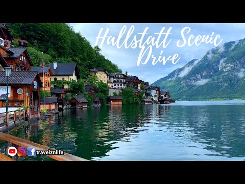 Scenic Drive to Hallstatt, Austria | Known as post card town | Salt Mine | Top 5 must see in Europe.