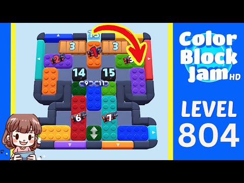 Color Block Jam Level 804 Solution Walkthrough