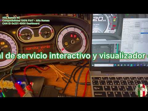 Alfa Romeo 4C FUNCIONA ! ensayo FIAT – Alfa Romeo CAN BUS ID Dashboard es compatible