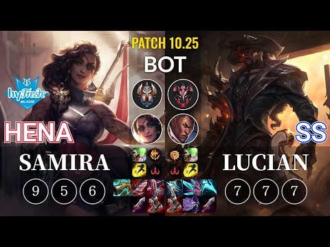 hyF Hena Samira vs SS Lucian Bot - KR Patch 10.25