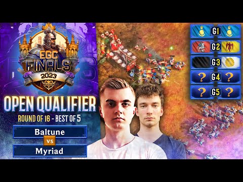The $25,000 EGC 2023 Finals - Open Qualifiers - Baltune vs Myriad