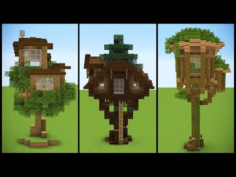 Grian - 3 Minecraft Starter TREEHOUSE Designs