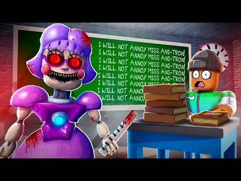 SCAPPIAMO DALLA SCUOLA DEGLI ANIMATRONICS SU ROBLOX!! - Escape