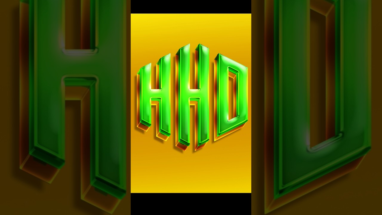 HHD Text logo Design in CorelDRAW | CorelDRAW tutorial | Graphic Design #coreldraw #vce #logo