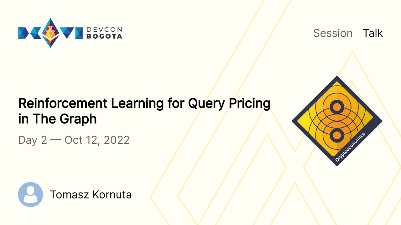 Reinforcement Learning for Query Pricing in The Graph preview