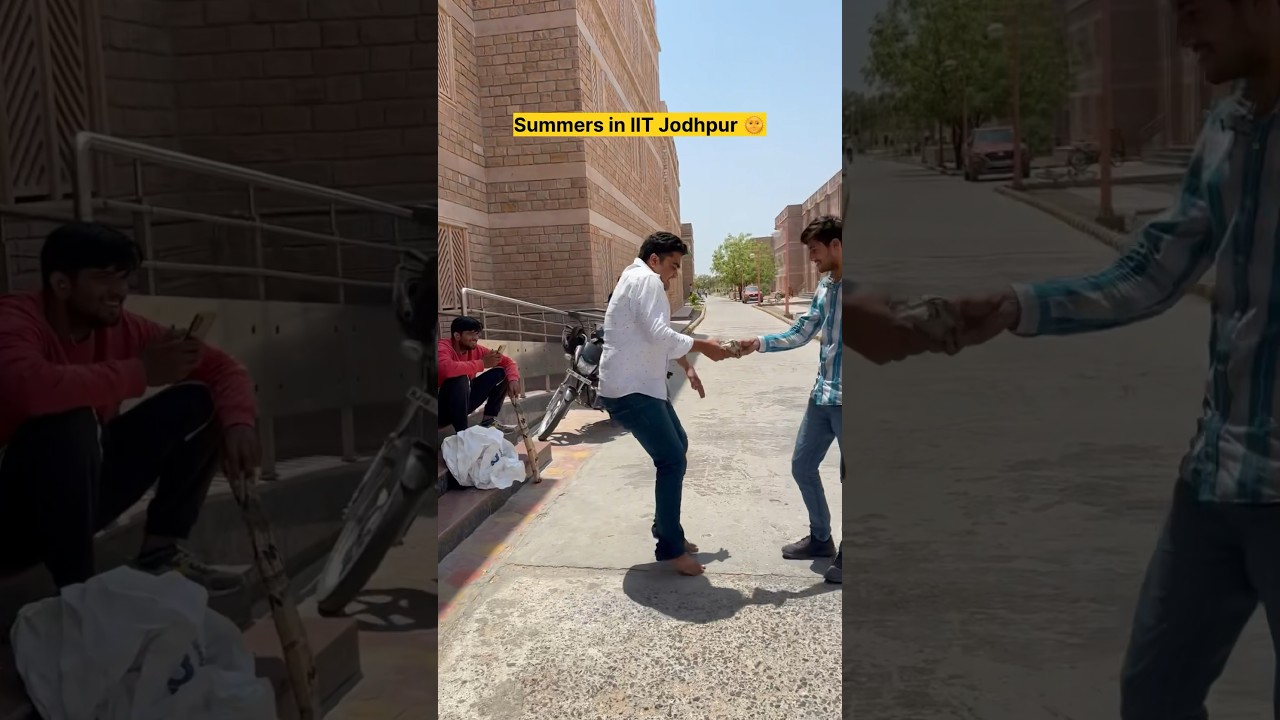 Summers in IIT Jodhpur 🌞#summer #iit #summervibes #iitj #fun #masti #ytshorts #viral #iitvlogs #yt