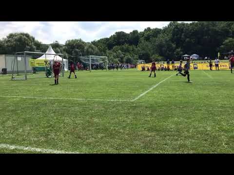 Freistoßtor von Ouail  gegen den FC Liverpool / Champions Trophy in Wien 2018*Paok/SG Rosenhöhe*