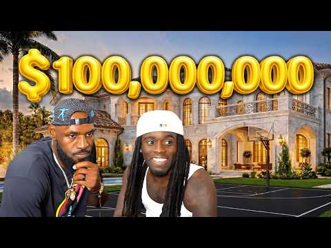 Lebron James Tours Kai Cenat's $100,000,000 Mafiathon 3 House!