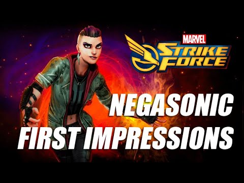Negasonic First Impressions & Gameplay - Marvel Strike Force