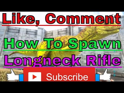 how to spawn in a longneck rifle in ark gfi commands admin cheat