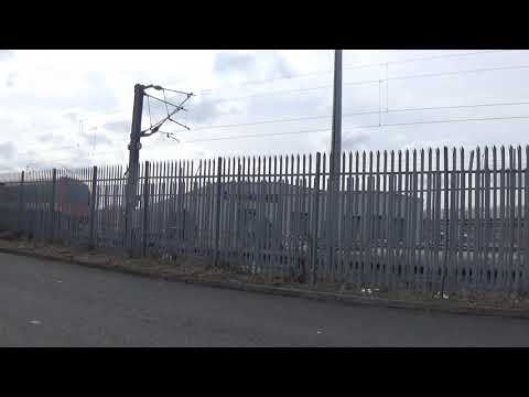 Derby Railway Station (Bombadier) 710??? Runs on third rail test on 14th March 2018