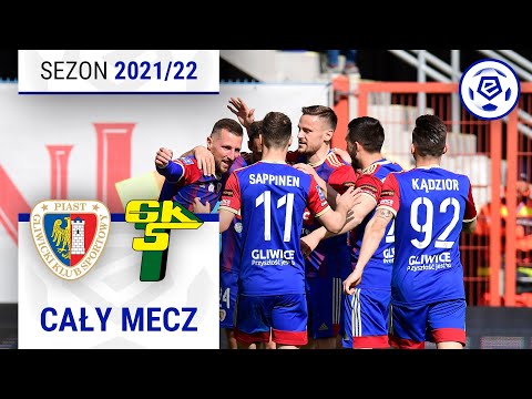 (2/2) Piast Gliwice - Górnik Łęczna | CAŁY MECZ | Ekstraklasa 2021/22 | 28. Kolejka