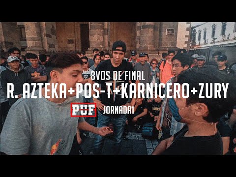 Rapper Azteka+Pos t+Zyry+Karnicero: Octavos - Jornada 1/Plaza universidad