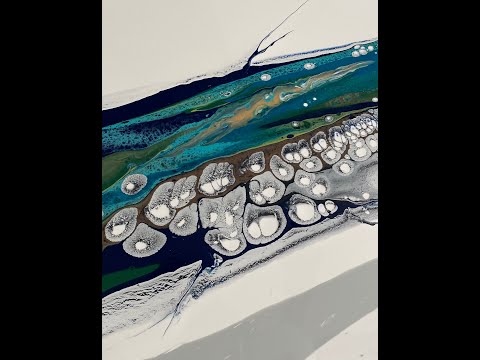 #6 "Envy" how to do a Triptych cloud painting line them up and get the flow