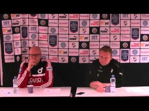 Presskonferens efter Östers IF - Degerfors IF