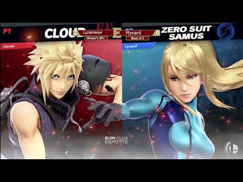 Elon Smashfest #53 - Lyrameow (Cloud) vs Rycard (Zero Suit Samus) - Swiss - 4/26/2025