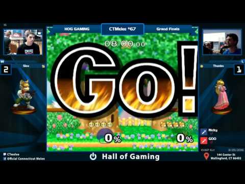 CTmelee #67 - Slox (Fox) vs. Thumbs (Peach) - Grand Finals SSBM Tournament