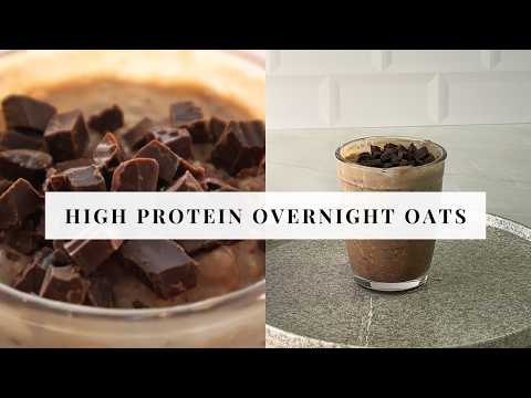 How I Make Protein Chocolate Peanut Butter Banana Overnight Oats