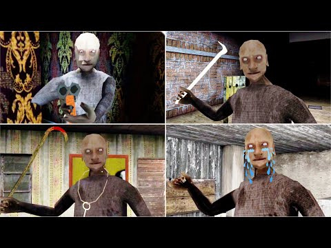 Shotgun Grandpa vs Crowbar Grandpa vs Cane Grandpa vs Weaponless Grandpa